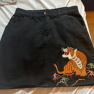 Pixie diamond tiger skirt